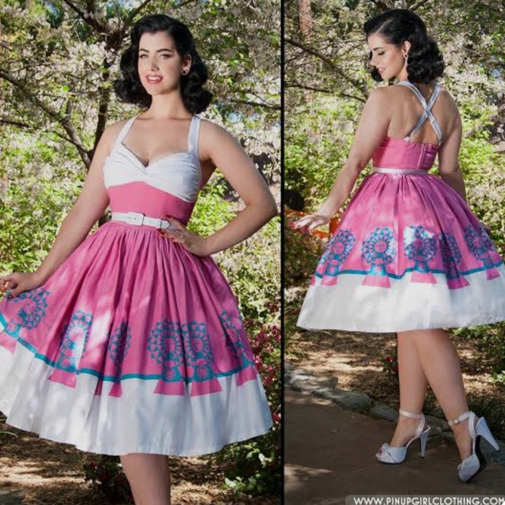 Pinup Couture Mary Blair Mother And Child Lydia Dress NWT S